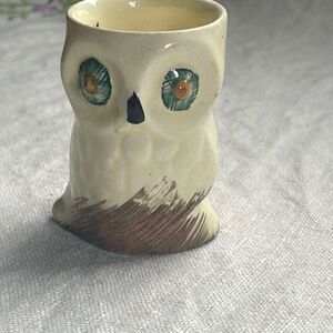Vintage Keele Street Pottery England egg cup Hand painted